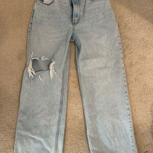 Abercrombie & Fitch Light Blue High Rise Jeans